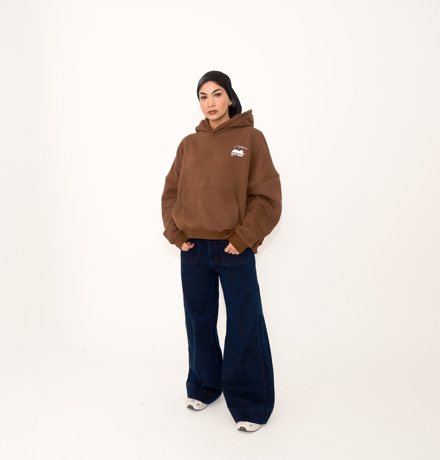 Mountain Town Hoodie - Brown